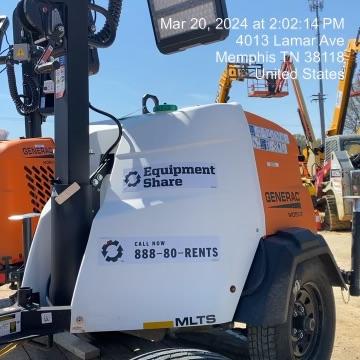 2024 Generac MLT2 Diesel, Flex Switch 120V Input, Powerzone Controller, 
(4) 320W LED Lights, 4kW Generator, 39.9 Gal Fuel Tank, 2" Ball, T3