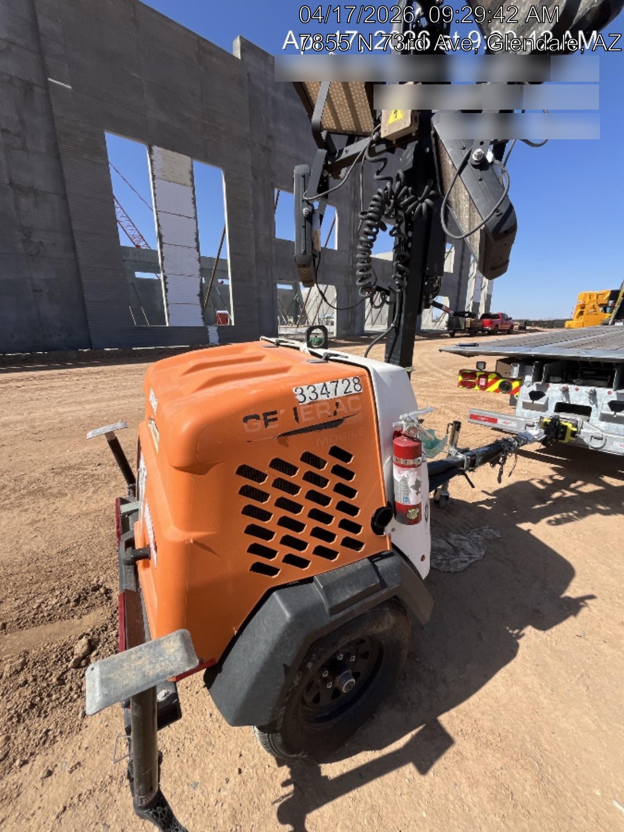 2023 Generac MLT2 Diesel, Flex Switch 120V Input, Powerzone Controller, (4) 320W LED Lights, 4kW Generator, 39.9 Gal Fuel Tank, 2" Ball, T3