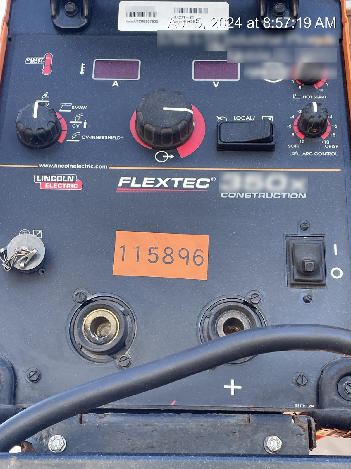 2020 LINCOLN ELECTRIC FLEXTEC 350X