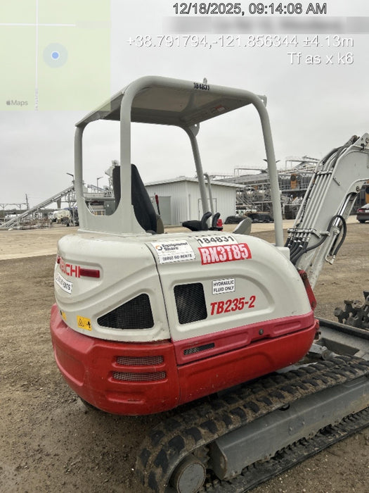 2021 TAKEUCHI TB235-2R