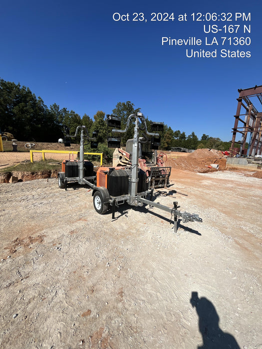 2024 Wanco WLTT-4MM4K Diesel, Deep Sea Controller, Shore Power Plug, Auto Start, (4) 350W LED Floodlights, 4kW Generator, 60 Gal Fuel Tank, 2" Ball, T3