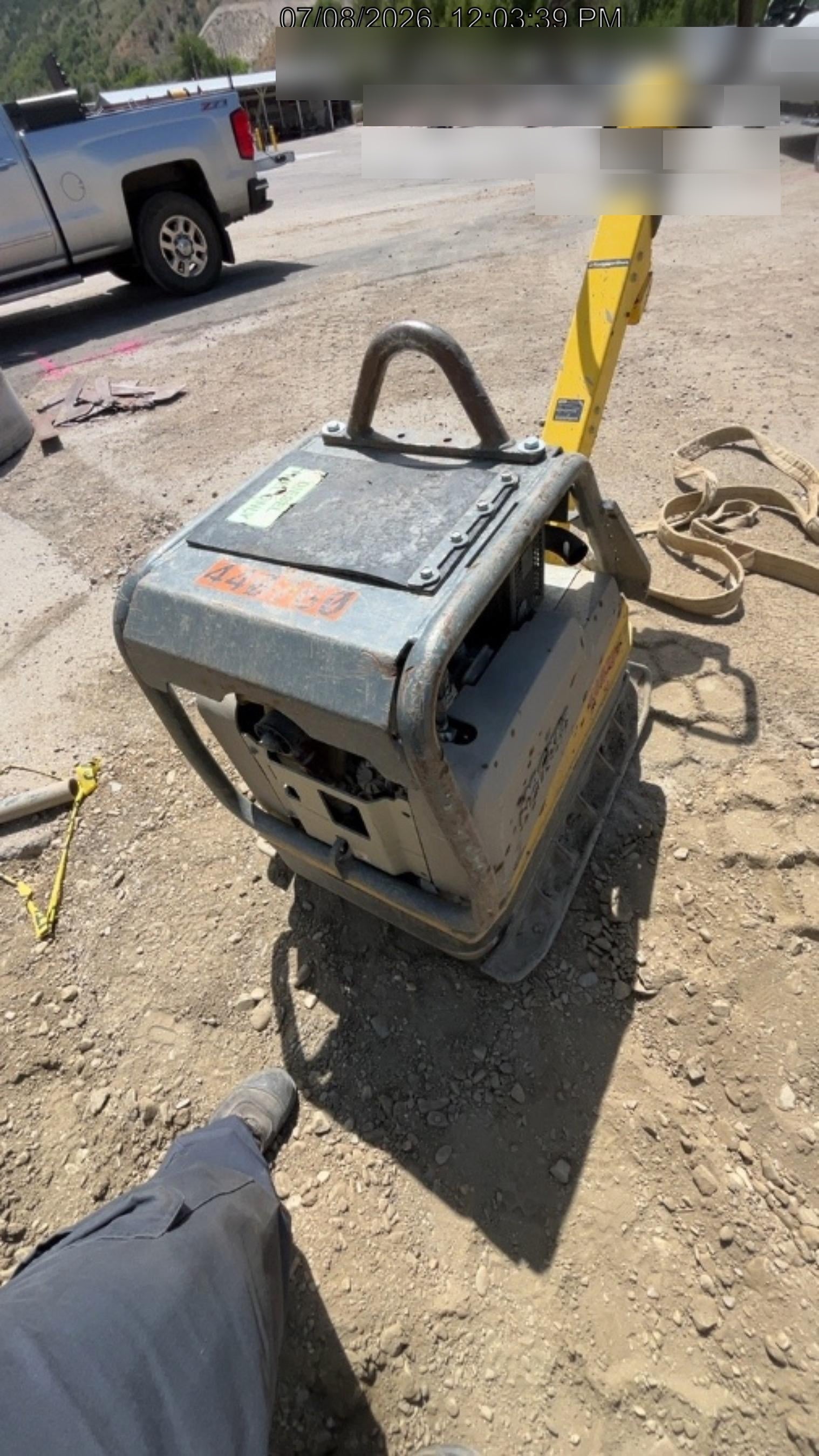 2024 Wacker Neuson DPU6555Heh Hatz Diesel, Reversible Plate Compactor, electric start