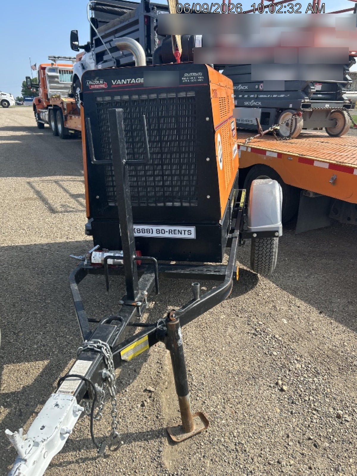2023 Lincoln Electric Vantage 549X Crosslink Technology, Trailer Mounted, ES Decals, T3