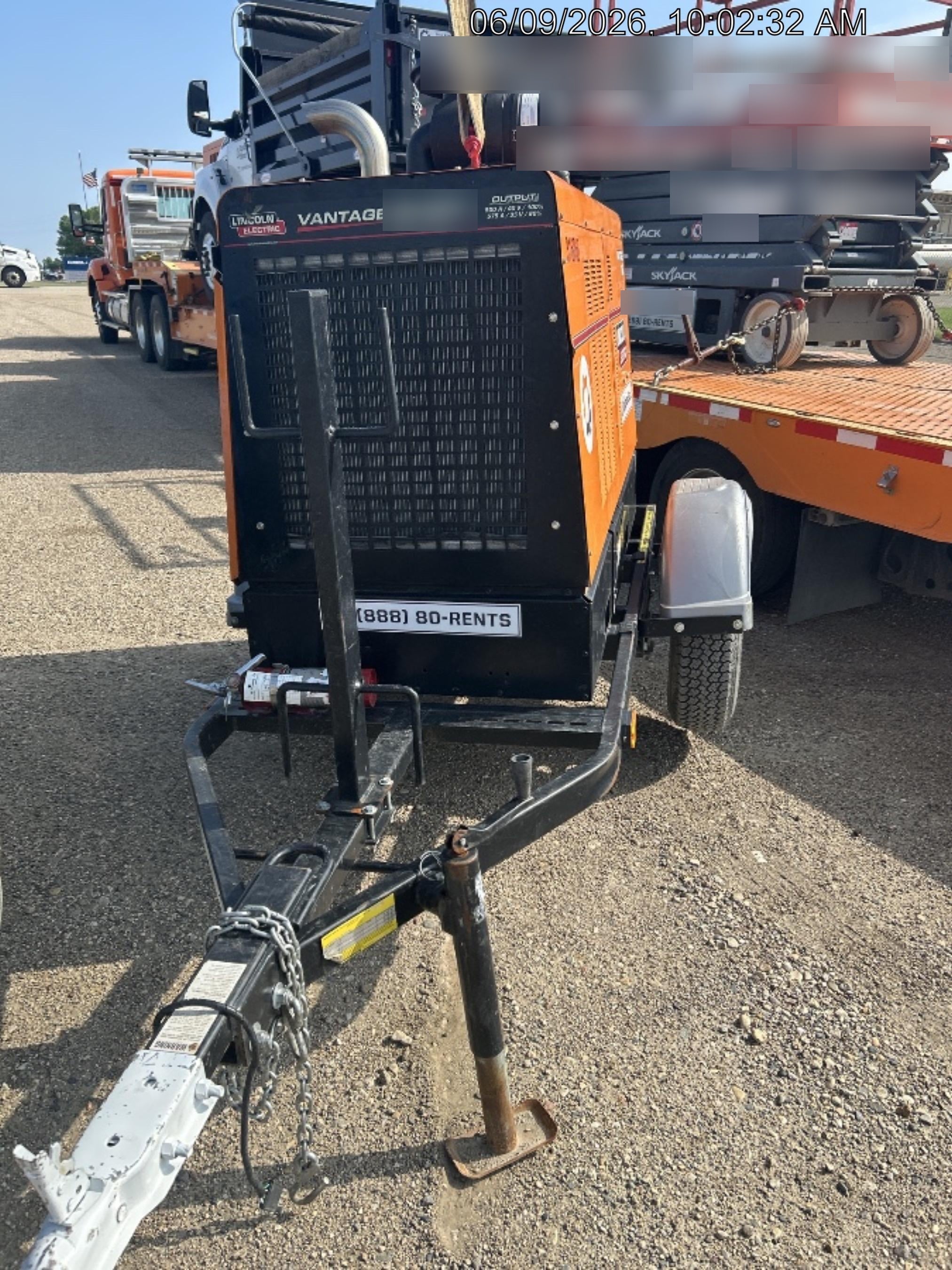 2023 Lincoln Electric Vantage 549X Crosslink Technology, Trailer Mounted, ES Decals, T3