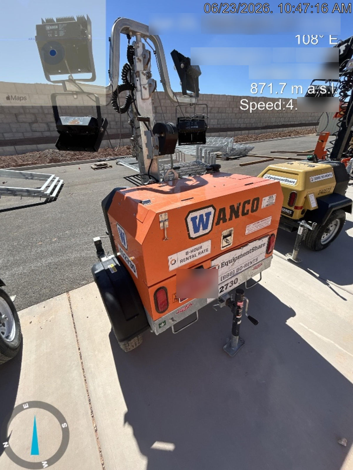2024 Wanco WLTT-4MM4K Diesel, Deep Sea Controller, Shore Power Plug, Auto Start, (4) 350W LED Floodlights, 4kW Generator, 60 Gal Fuel Tank, 2" Ball, T3