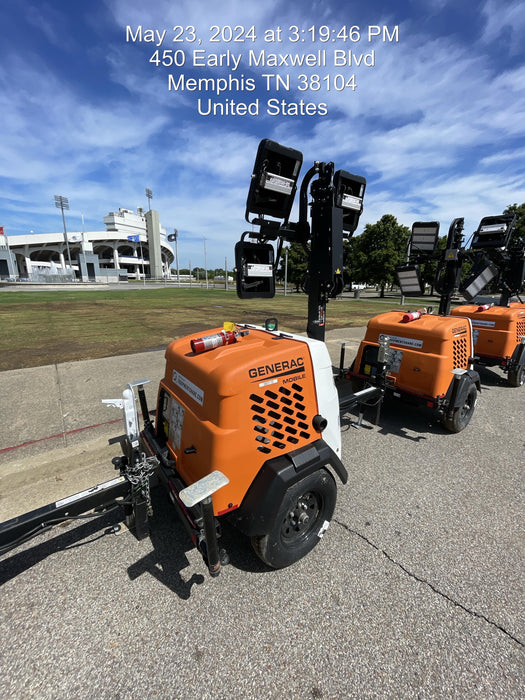 2024 Generac MLT2 Diesel, Flex Switch 120V Input, Powerzone Controller, 
(4) 320W LED Lights, 4kW Generator, 39.9 Gal Fuel Tank, 2" Ball, T3