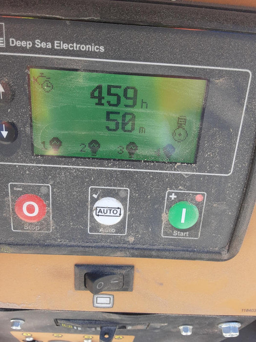 2022 Allmand NLV3GR (4) LED Light Fixture 350W, 23' Vertical Mast, 3kW Prime, Towable, Deep Sea L401, Leveling Jacks, Yanmar T4F 5.8hp