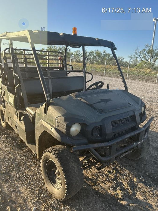Kawasaki Mule PRO-DXT Kawasaki Mule PRO-DXT Diesel Utility Cart w/Alarm/Beacon, Hard Top, ES Track Hardware