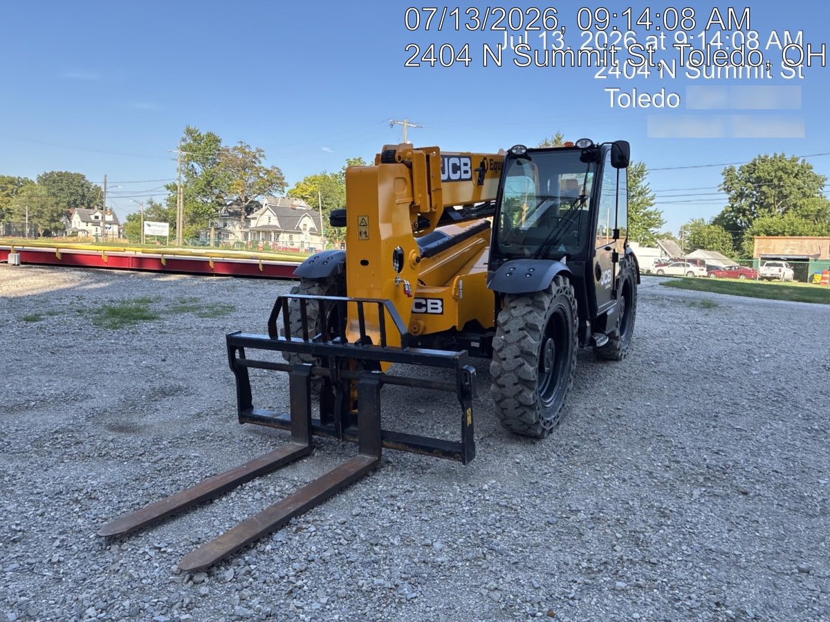 2020 JCB 509-42 Cab/Heat/Air, Solid Tires, Work Lights, Beacon, Aux Hydraulics, Back up Alarm, Lifting Eye, ES Decals