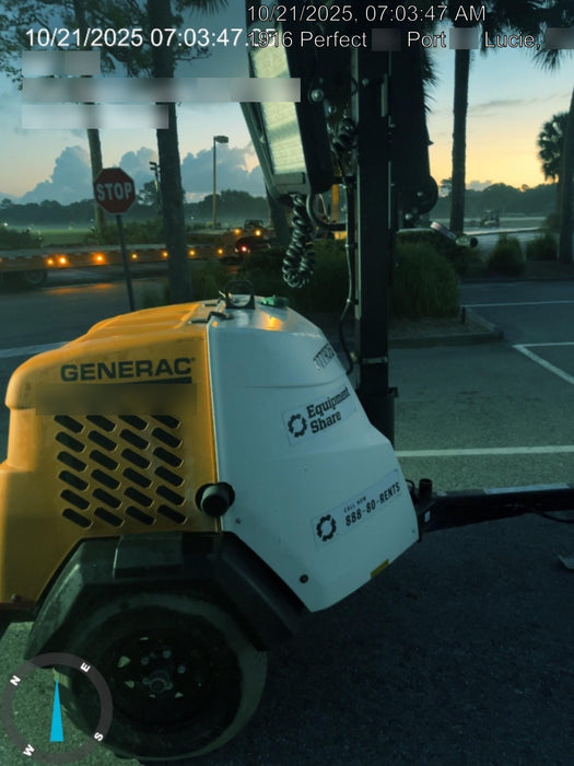 2023 Generac MLT2 Diesel, Flex Switch 120V Input, Powerzone Controller, 
(4) 320W LED Lights, 4kW Generator, 39.9 Gal Fuel Tank, 2" Ball, T3