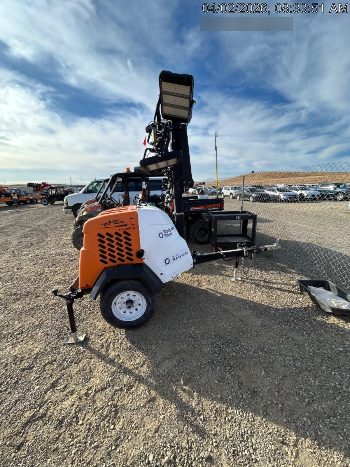 2023 Generac MLT2 Diesel, Flex Switch 120V Input, Powerzone Controller, (4) 320W LED Lights, 4kW Generator, 39.9 Gal Fuel Tank, 2" Ball, T3