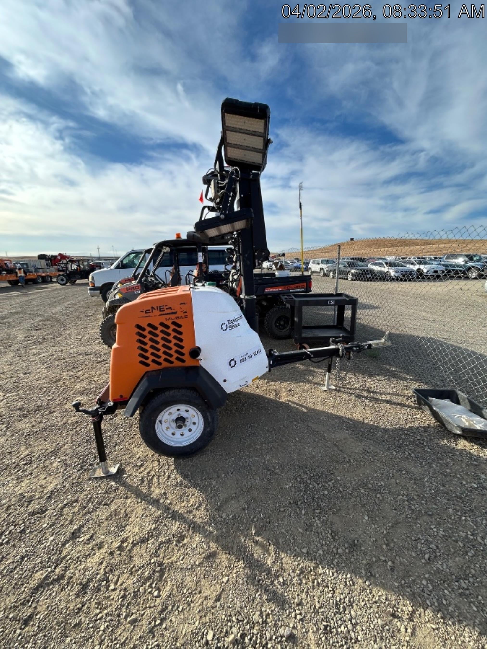2023 Generac MLT2 Diesel, Flex Switch 120V Input, Powerzone Controller, (4) 320W LED Lights, 4kW Generator, 39.9 Gal Fuel Tank, 2" Ball, T3