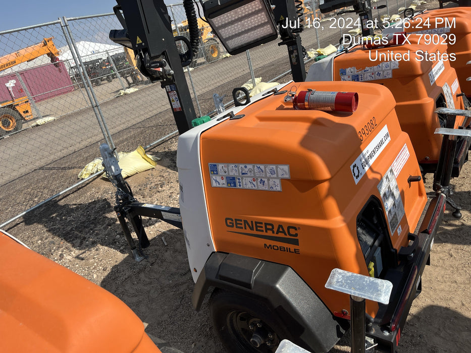 2024 Generac MLT2 Diesel, Flex Switch 120V Input, Powerzone Controller, 
(4) 320W LED Lights, 4kW Generator, 39.9 Gal Fuel Tank, 2" Ball, T3