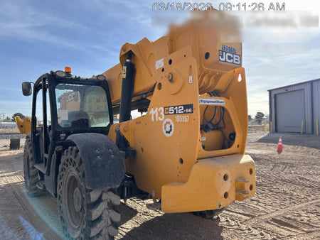 2020 JCB 512-56 Canopy, 74Hp, Solid Tires, Work Lights, Beacon, Aux Hydraulics, Back up Alarm, Lifting Eye, ES Decals