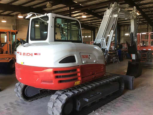 2019 Takeuchi TB290 Takeuchi TB290 Cab/Heat/AC w/Rubber Tracks, Auxiliary Hydraulics, Dozer Blade, Manual QC