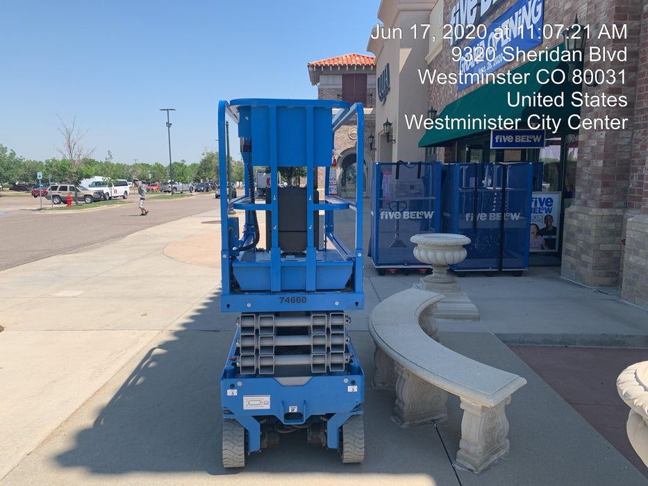 2020 Genie GS-1930 Fixed rails with chain entry gate - Pre A92.20