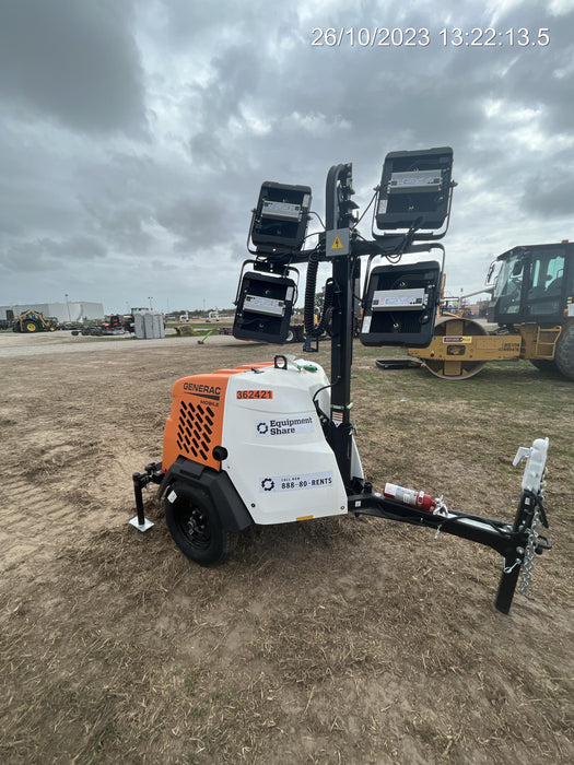 2023 Generac MLT2 Diesel, Flex Switch 120V Input, Powerzone Controller, 
(4) 320W LED Lights, 4kW Generator, 39.9 Gal Fuel Tank, 2" Ball, T3