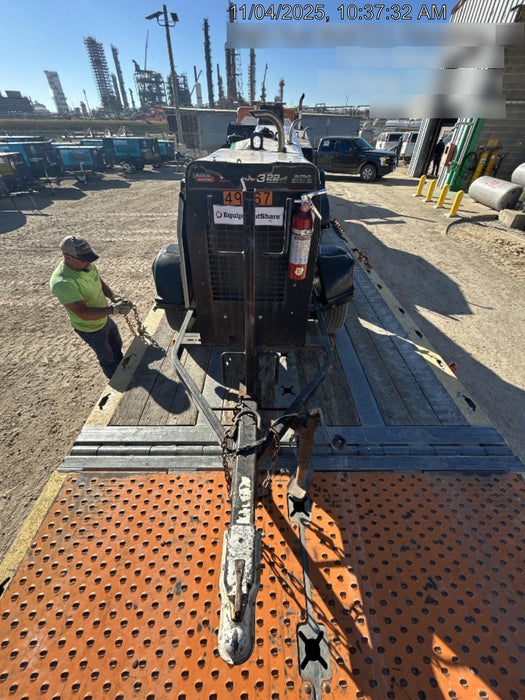 2019 Lincoln Electric Vantage 322 Ready-Pak 3, Two Wheel Trailer, Fender and Light Kit, Cable Rack