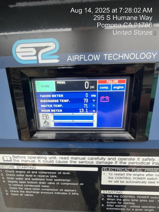 2025 AIRMAN PDSF375DP-6E1