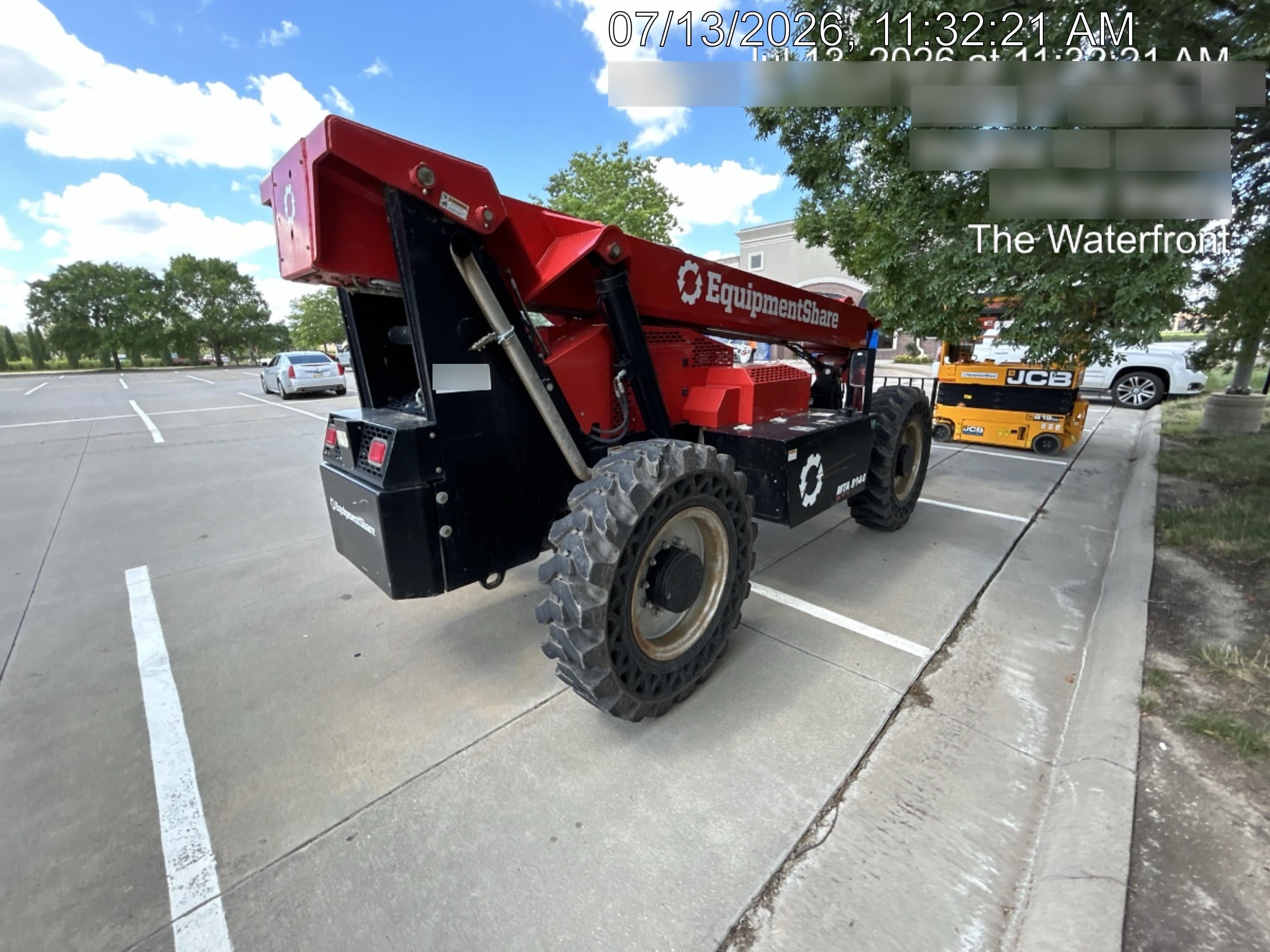 2019 Manitou MTA8044 74hp T4F, Open ROPS, Cab and Boom LED work lights, Auxiliary Hydraulics, Solid Tires, Amber strobe, Lift Hook 66" Carriage, 60" Forks