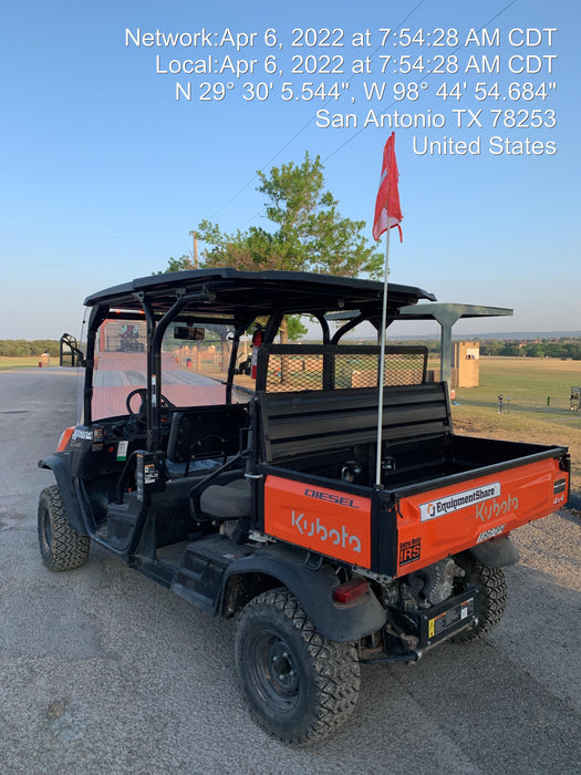 Kubota RTV-X1140W-H Plastic Canopy, Windshield Acrylic Clear, LED Strobe Light, Wire Harness Kit, Back up Alarm