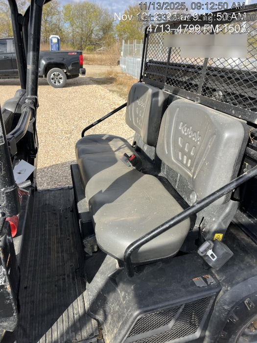 2022 Kubota RTV-X1140W-H Plastic Canopy, Windshield Acrylic Clear, LED Strobe Light, Wire Harness Kit, Back up Alarm