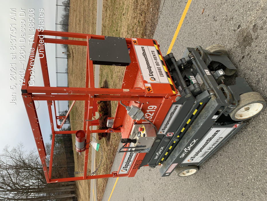 2019 Skyjack SJIII-3219 Standard Options, Trojan Batteries