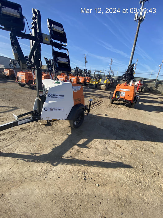 2024 Generac MLT2 Diesel, Flex Switch 120V Input, Powerzone Controller, 
(4) 320W LED Lights, 4kW Generator, 39.9 Gal Fuel Tank, 2" Ball, T3