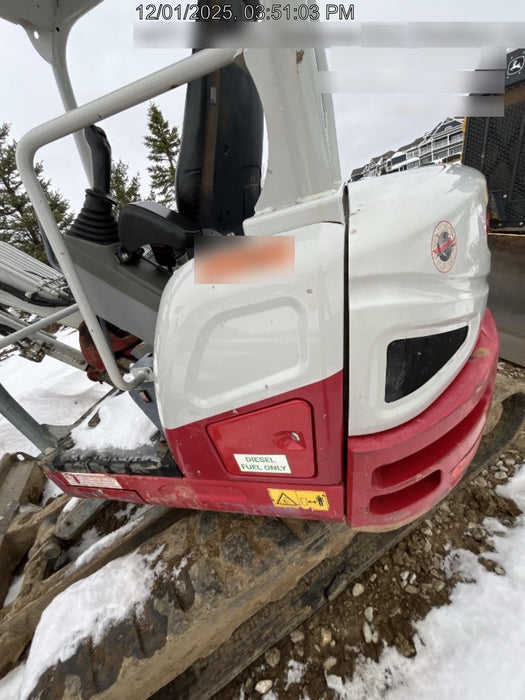2019 Takeuchi TB260 Takeuchi TB260 Canopy w/Rubber Tracks, Auxiliary Hydraulics, Standard Blade, Manual QC