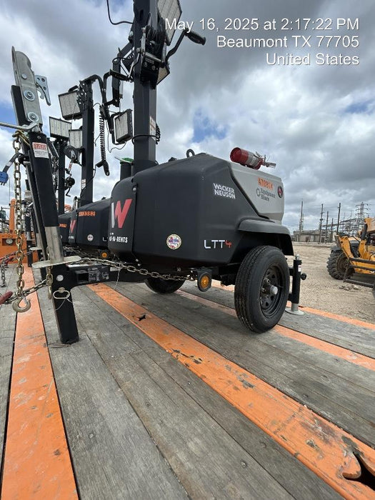 2024 Wacker Neuson LTT4 Diesel, Kohler KDW702, Deep Sea Controller, Auto Start, LED 320W, Bypass Outlet, T3