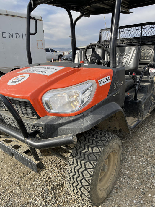 2022 Kubota RTV-X1140W-H Plastic Canopy, Windshield Acrylic Clear, LED Strobe Light, Wire Harness Kit, Back up Alarm