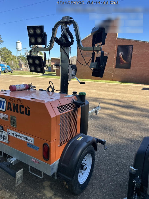 2024 Wanco WLTT-4MM4K Diesel, Deep Sea Controller, Shore Power Plug, Auto Start, (4) 350W LED Floodlights, 4kW Generator, 60 Gal Fuel Tank, 2" Ball, T3