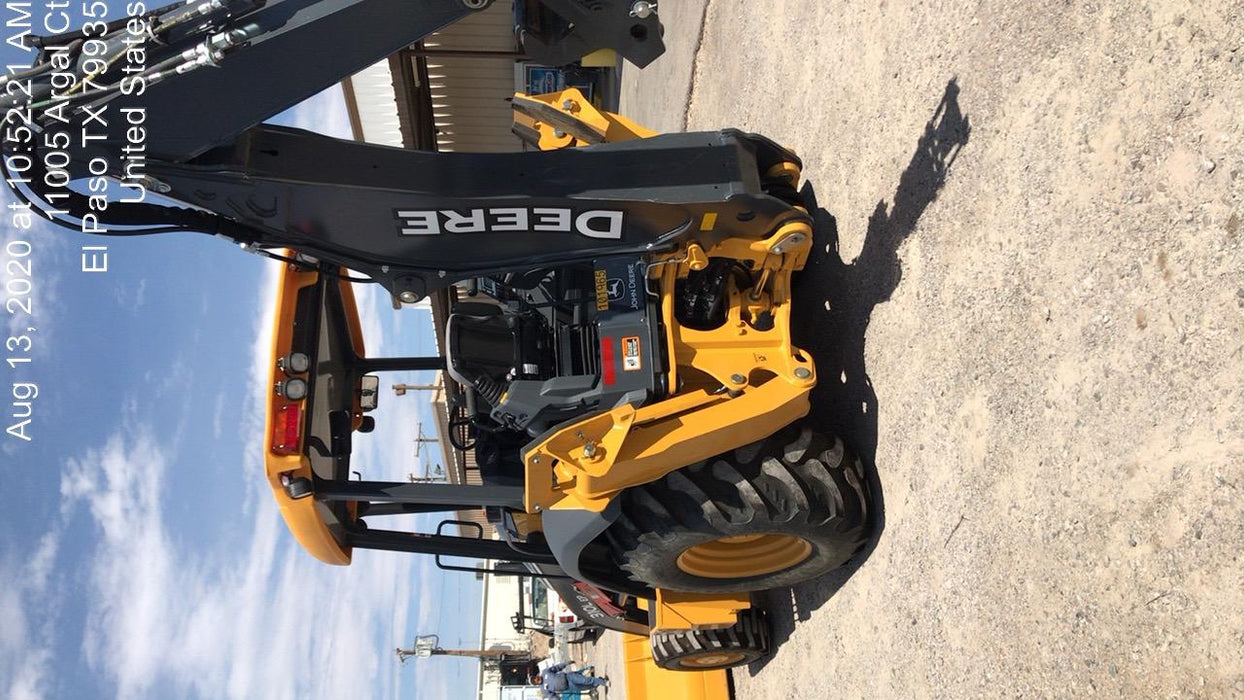 2020 John Deere 310LEP Canopy, 4WD, Standard Stick, Pilot Controls, 2 Way Hydraulics, TAG Manual QC