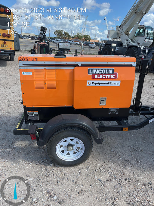 2022 Lincoln Electric LE400 Kubota V1505, Trlr, Cable Rack, Light Kit, ES Decals, T3