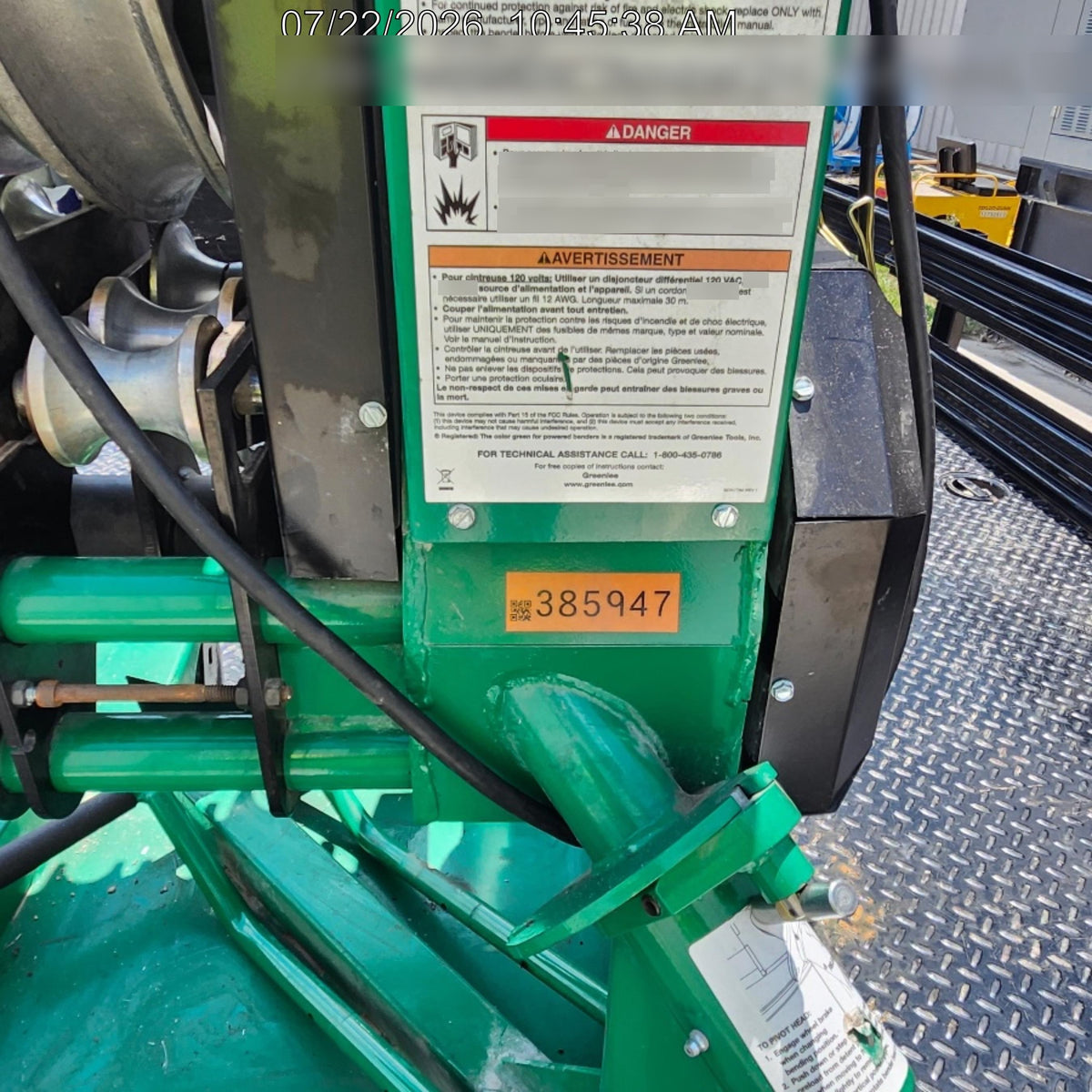 2024 GREENLEE 854DX