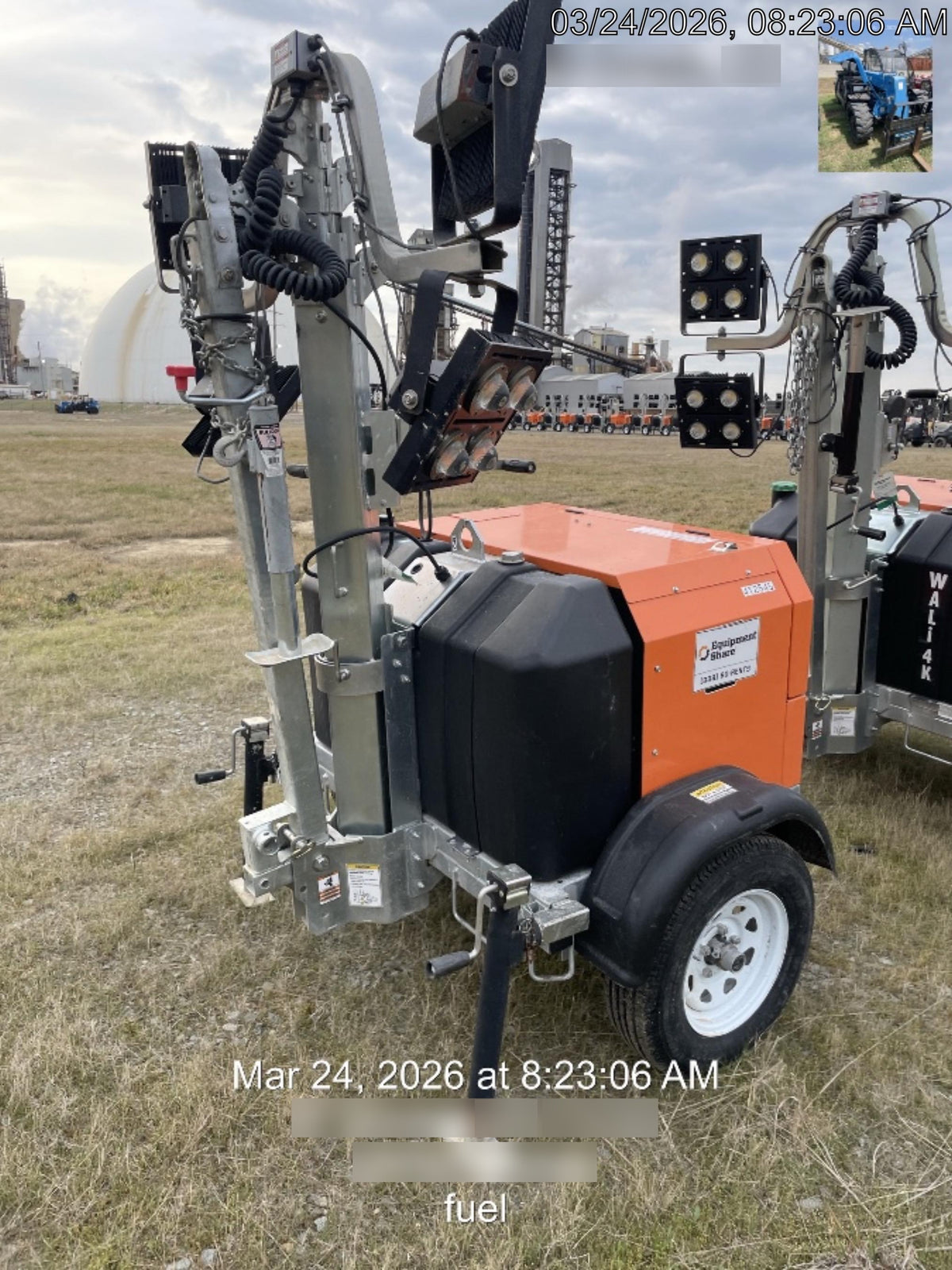 2024 Wanco WLTT-4MM4K Diesel, Deep Sea Controller, Shore Power Plug, Auto Start, (4) 350W LED Floodlights, 4kW Generator, 60 Gal Fuel Tank, 2" Ball, T3