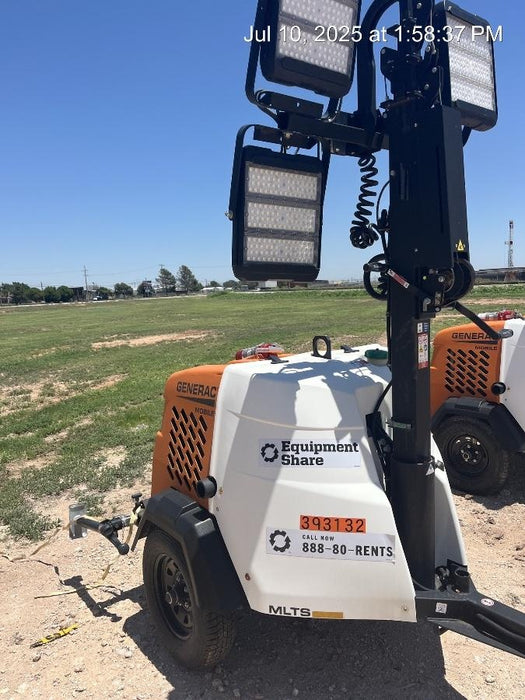 2024 Generac MLT2 Diesel, Flex Switch 120V Input, Powerzone Controller, 
(4) 320W LED Lights, 4kW Generator, 39.9 Gal Fuel Tank, 2" Ball, T3