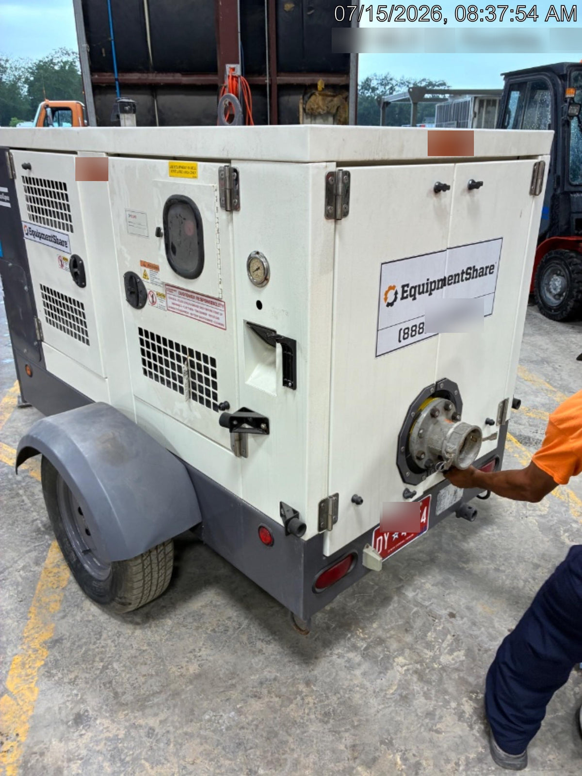 2020 ATLAS COPCO PAS 100 HF CS Enclosed