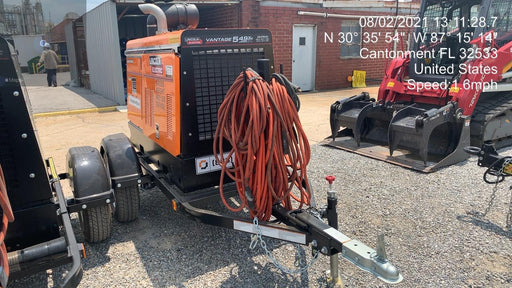2021 Lincoln Electric Vantage 549X Ready Pak 3, ORANGE (includes trailer, cable rack, fender light kit)