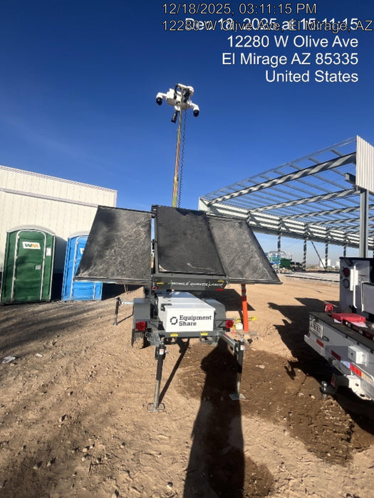 2025 NATIONAL SIGNAL Sunray Solar-Powered Mobile Integrator Tower
