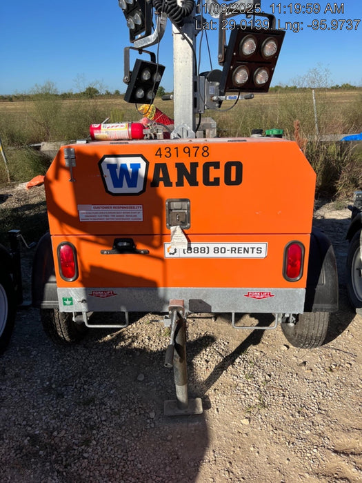 2024 Wanco WLTT-4MM4K Diesel, Deep Sea Controller, Shore Power Plug, Auto Start, (4) 350W LED Floodlights, 4kW Generator, 60 Gal Fuel Tank, 2" Ball, T3
