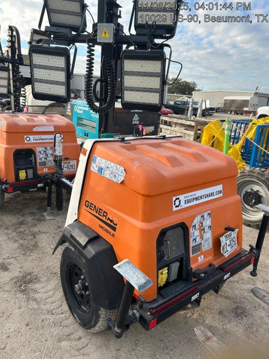 2023 Generac MLT2 Diesel, Flex Switch 120V Input, Powerzone Controller, 
(4) 320W LED Lights, 4kW Generator, 39.9 Gal Fuel Tank, 2" Ball, T3