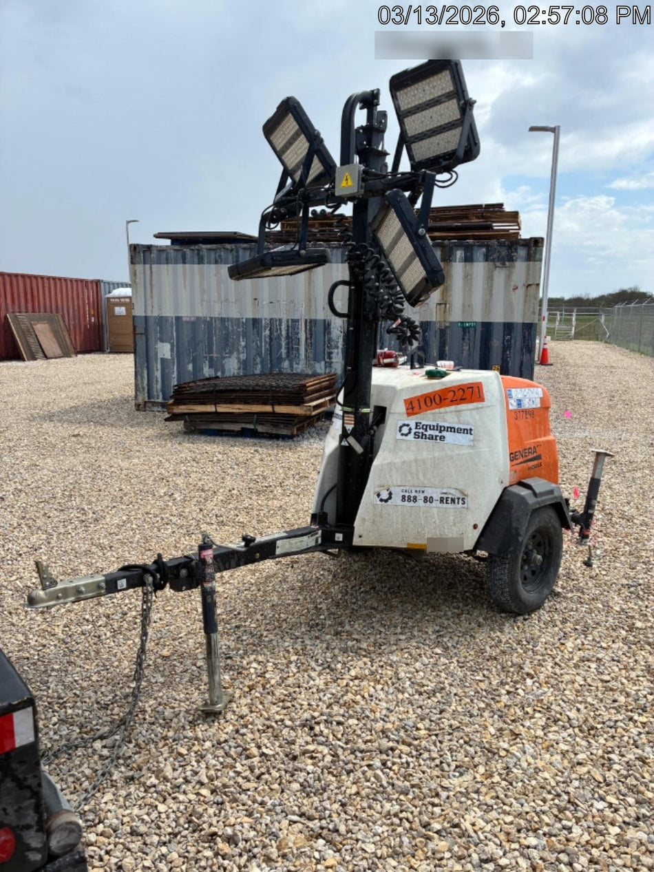 2023 Generac MLT2 Diesel, Flex Switch 120V Input, Powerzone Controller, 
(4) 320W LED Lights, 4kW Generator, 39.9 Gal Fuel Tank, 2" Ball, T3