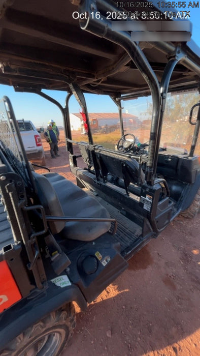 2022 Kubota RTV-X1140W-H Plastic Canopy, Windshield Acrylic Clear, LED Strobe Light, Wire Harness Kit, Back up Alarm