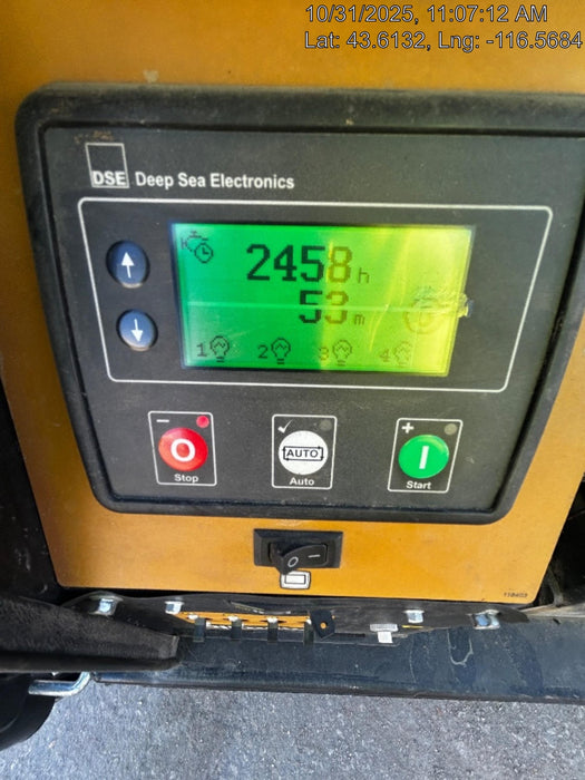 2021 Allmand NLV3GR (4) LED Light Fixture 350W, 23' Vertical Mast, 3kW Prime, Towable, Deep Sea L401, Leveling Jacks, Yanmar T4F 5.8hp