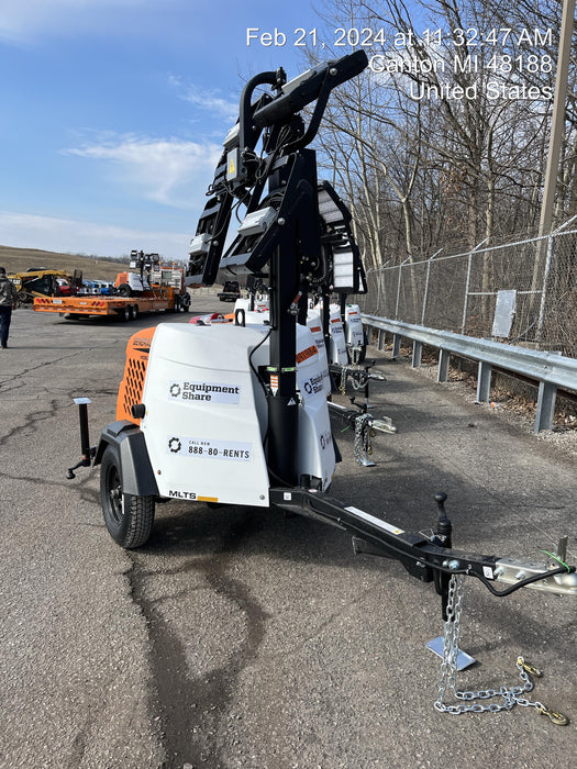 2024 Generac MLT2 Diesel, Flex Switch 120V Input, Powerzone Controller, 
(4) 320W LED Lights, 4kW Generator, 39.9 Gal Fuel Tank, 2" Ball, T3