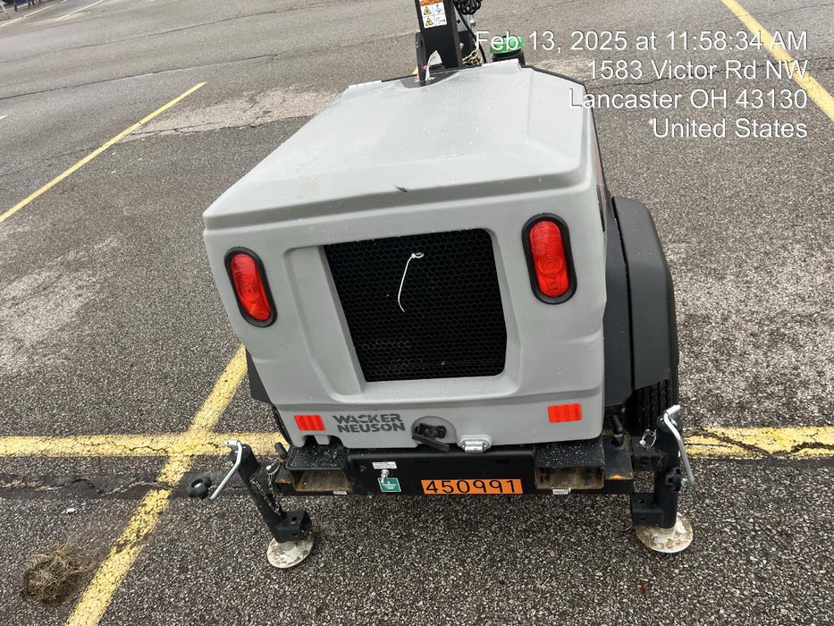 2024 Wacker Neuson LTT4 Diesel, Kohler KDW702, Deep Sea Controller, Auto Start, LED 320W, Bypass Outlet, T3