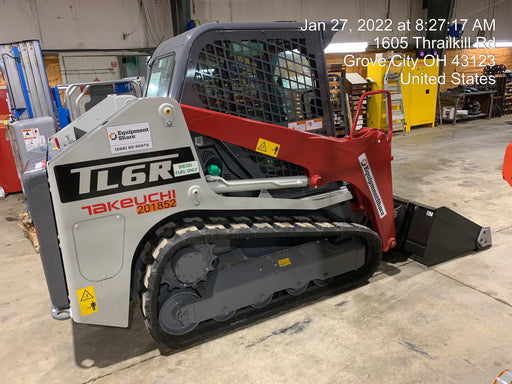 2022 Takeuchi TL6CR 65hp Kubota Diesel, Cab/Heat/Air, Rubber Tracks, Hydraulic QC