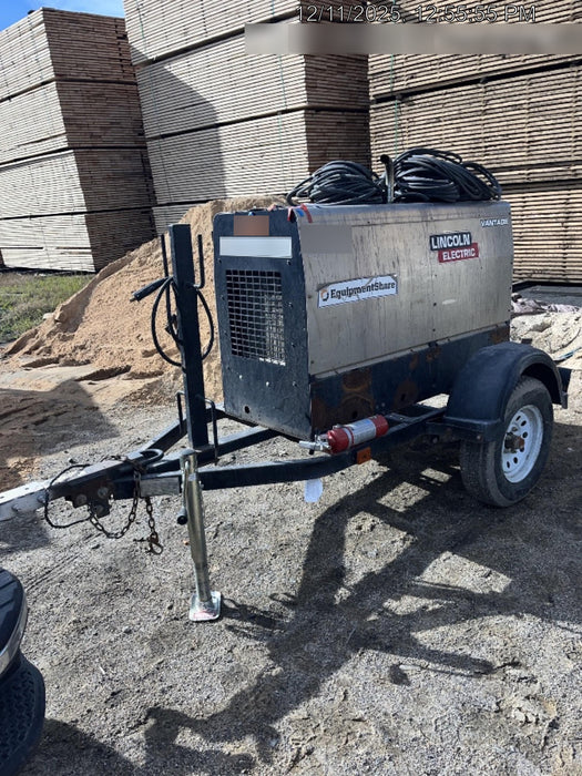 Lincoln Electric Vantage 322 Lincoln Vantage 322 Welder w/Trailer