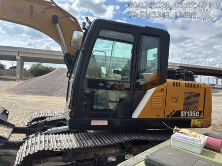 Sany SY135C SY135 Tier 4 - Cab, Hydraulic QC,  Buckets: 36" , Hydraulic Hammer 1,500 lb impact class